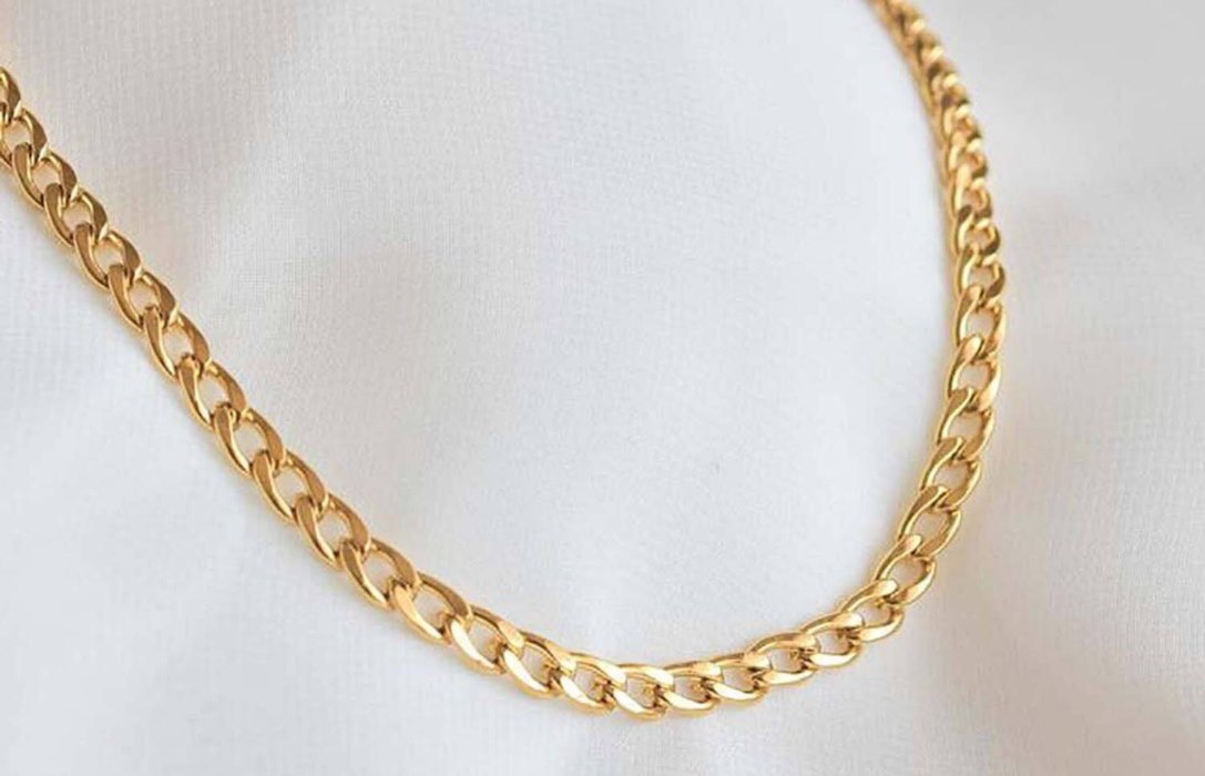 Oliver Cabell Chain Choker Damen Gold | CH710-16