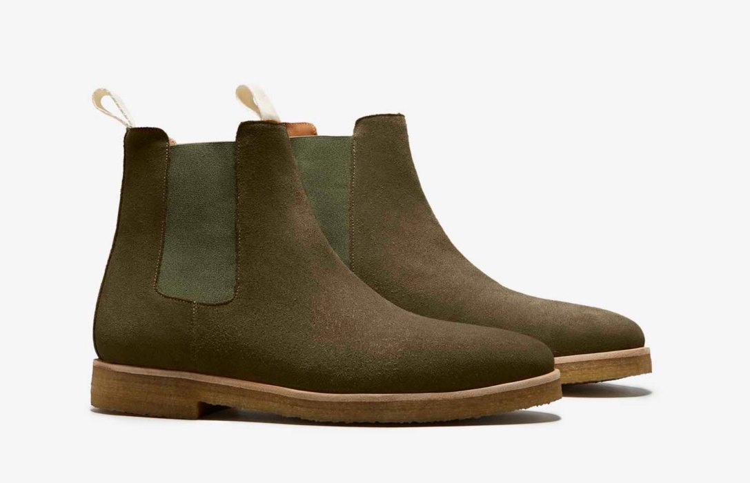 Oliver Cabell Chelsea Boot Stiefel Herren Olivgrün | CH585-84