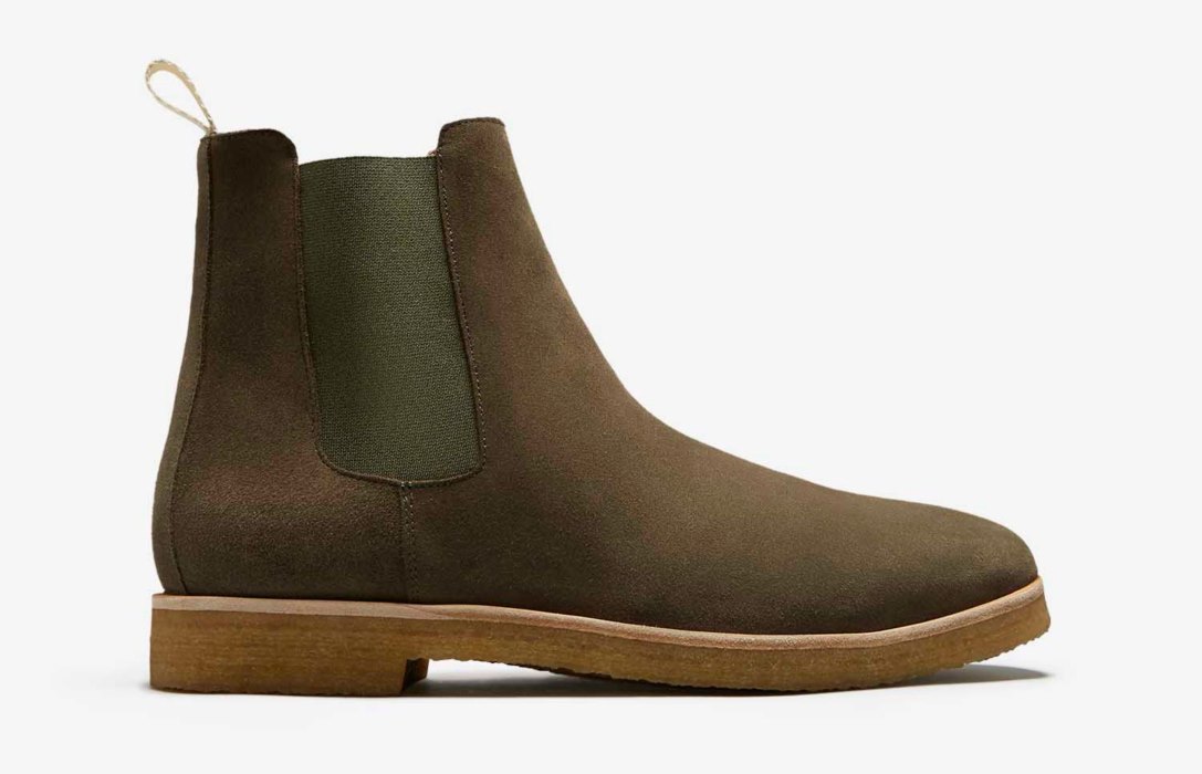 Oliver Cabell Chelsea Boot Stiefel Herren Olivgrün | CH585-84