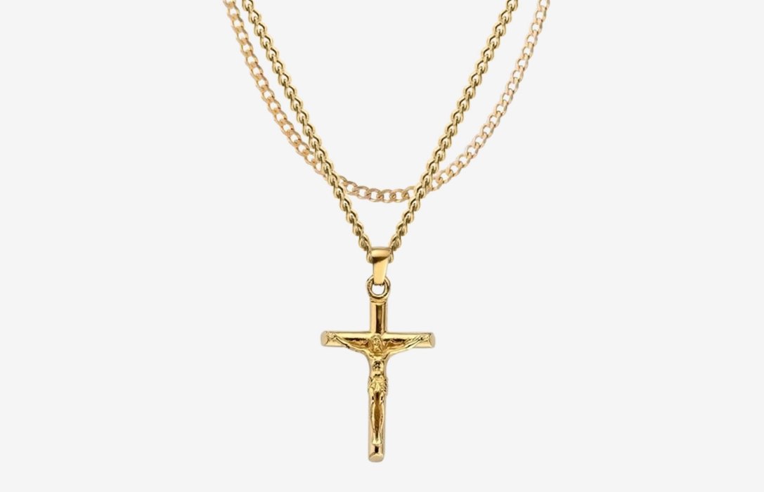 Oliver Cabell Cross Set Herren Gold | CH472-84