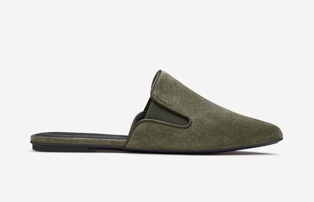 Oliver Cabell Dream Mule Flats Damen Olivgrün | CH720-71