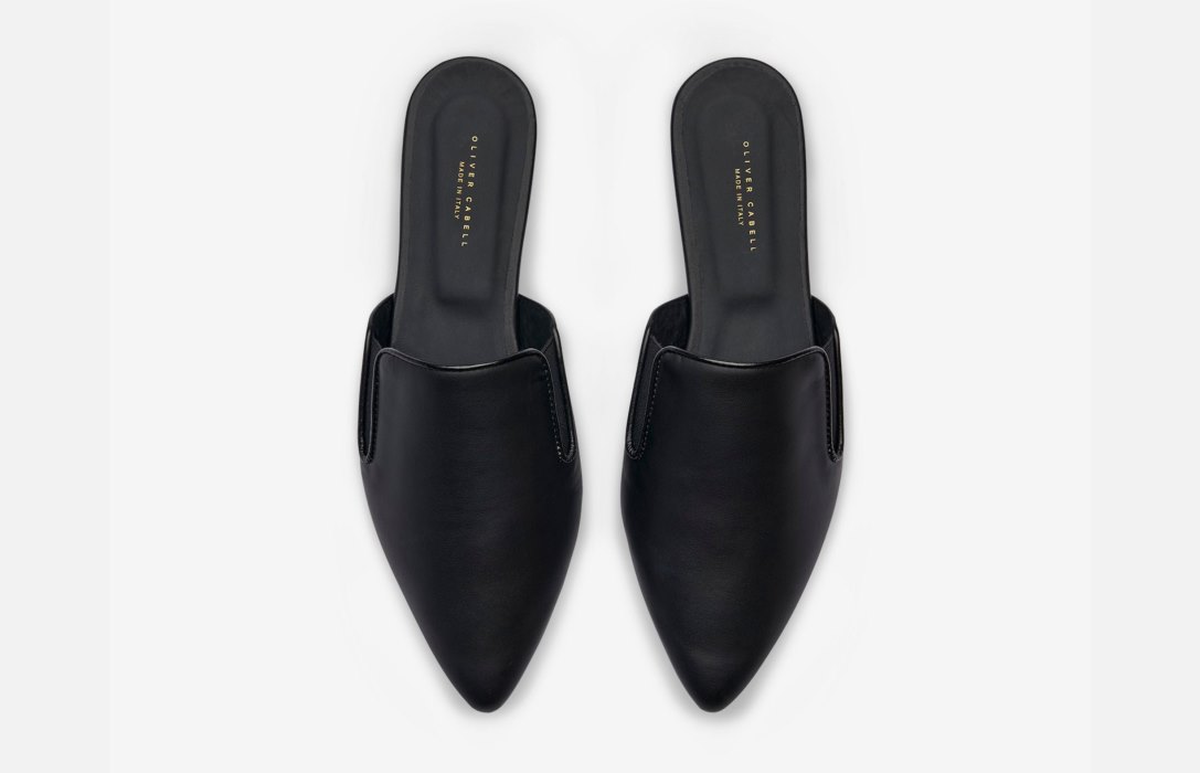 Oliver Cabell Dream Mule Flats Damen Schwarz | CH598-20