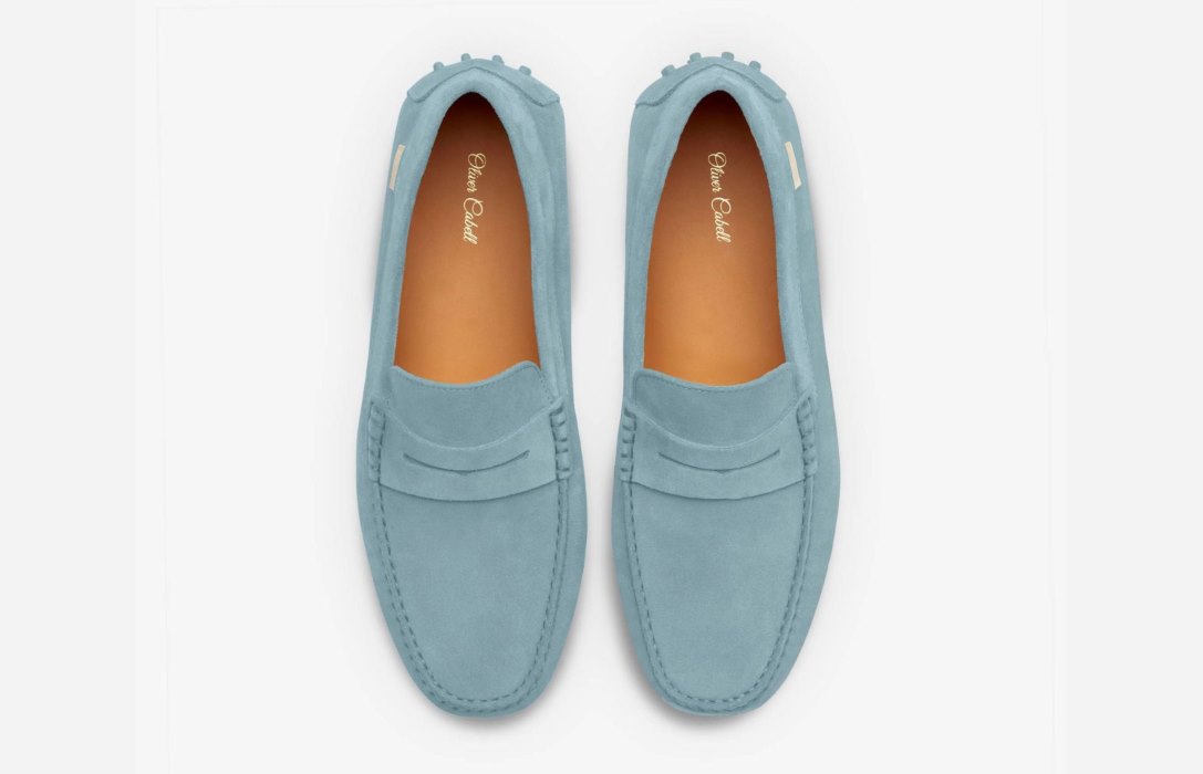 Oliver Cabell Driver Flats Damen Blau | CH388-71