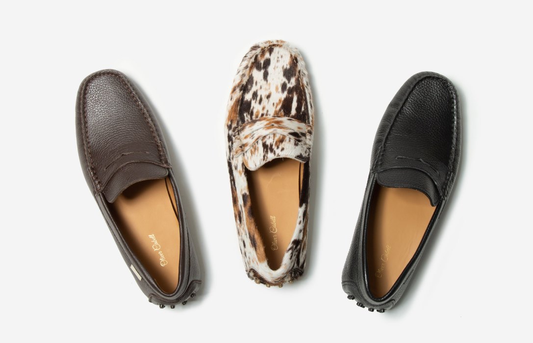 Oliver Cabell Driver Flats Damen Leopard | CH566-27