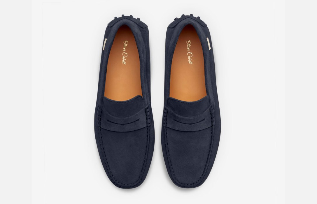 Oliver Cabell Driver Flats Damen Navy | CH490-31