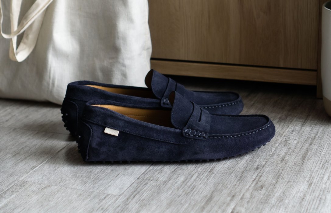 Oliver Cabell Driver Flats Damen Navy | CH490-31