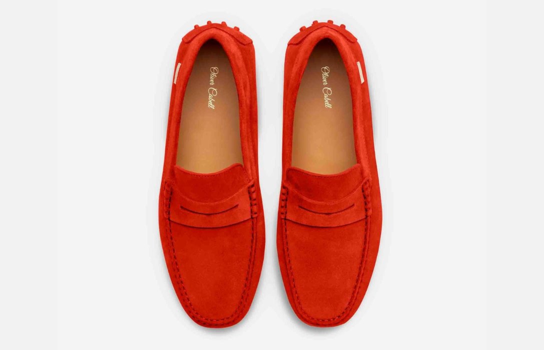 Oliver Cabell Driver Flats Damen Rot | CH133-71