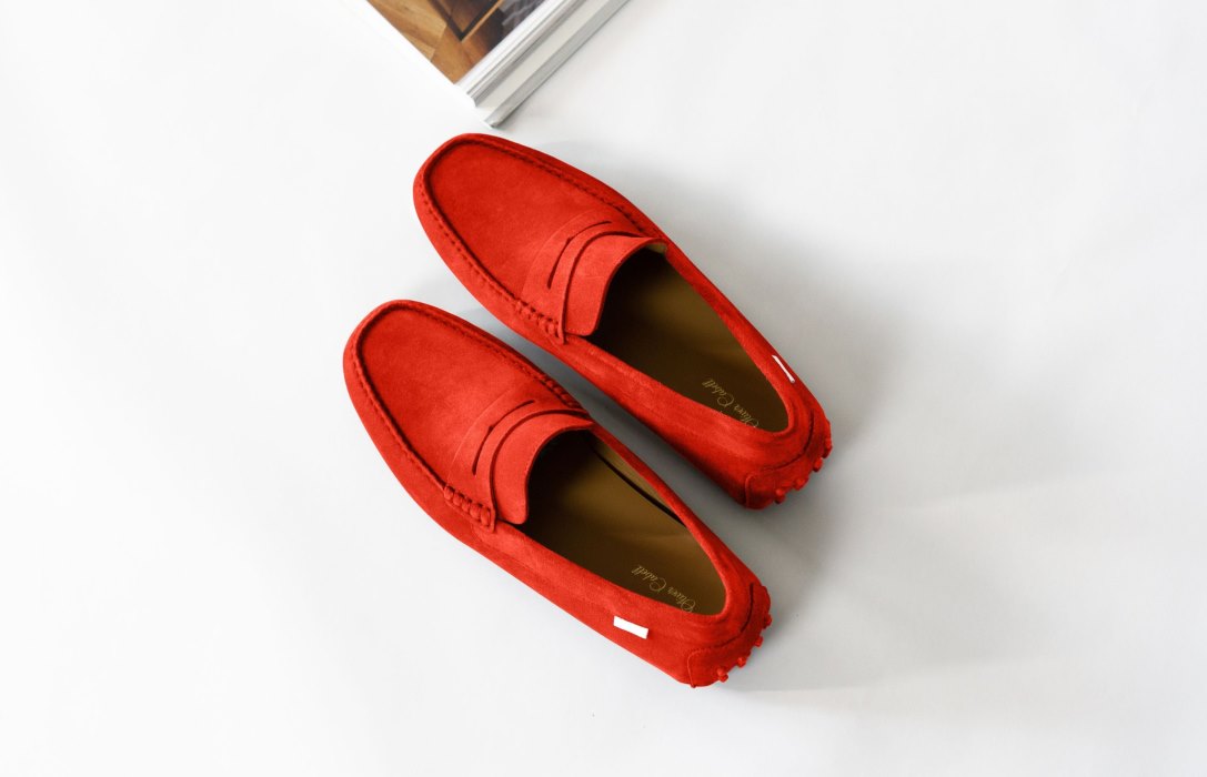 Oliver Cabell Driver Flats Damen Rot | CH133-71