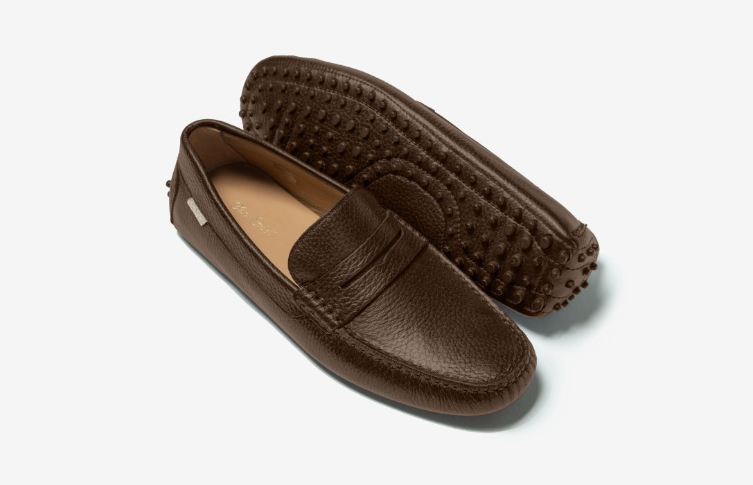 Oliver Cabell Driver Flats Damen Schokolade | CH673-32