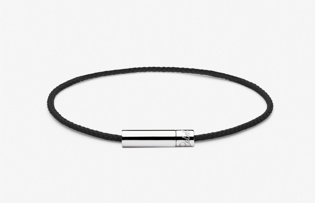 Oliver Cabell Fern Cord Armband Herren Schwarz | CH834-85