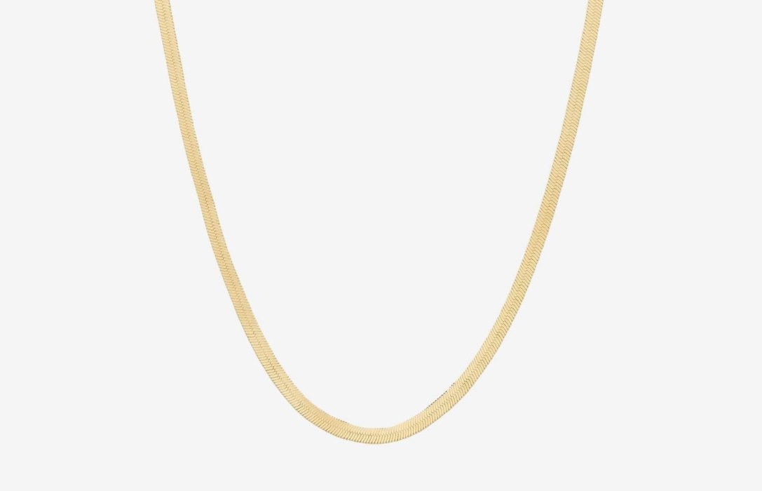 Oliver Cabell Herringbone Kette Damen Gold | CH827-87