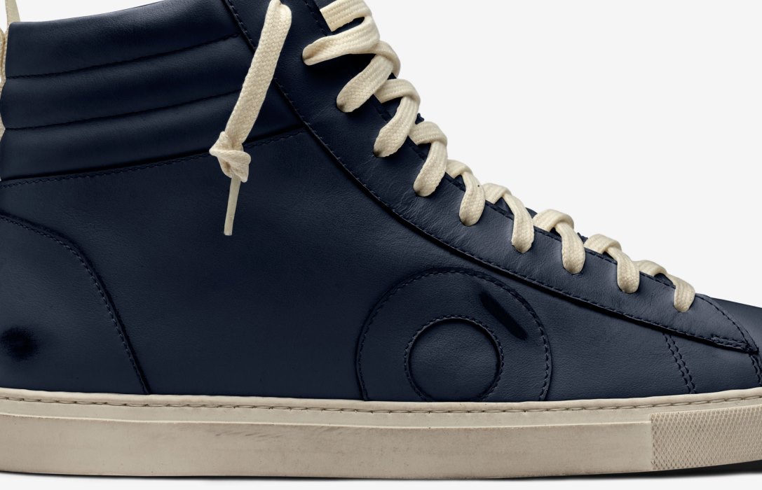 Oliver Cabell Jabbar High High Top Sneakers Herren Navy | CH454-84