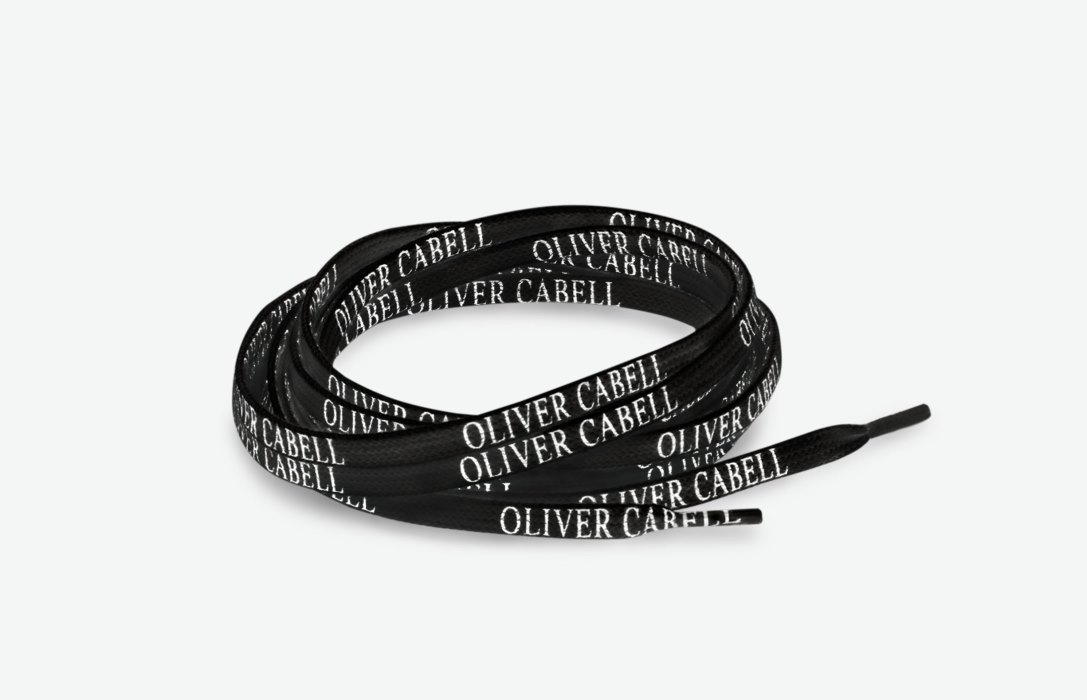 Oliver Cabell Logo Laces Accessoires Damen Schwarz | CH530-42