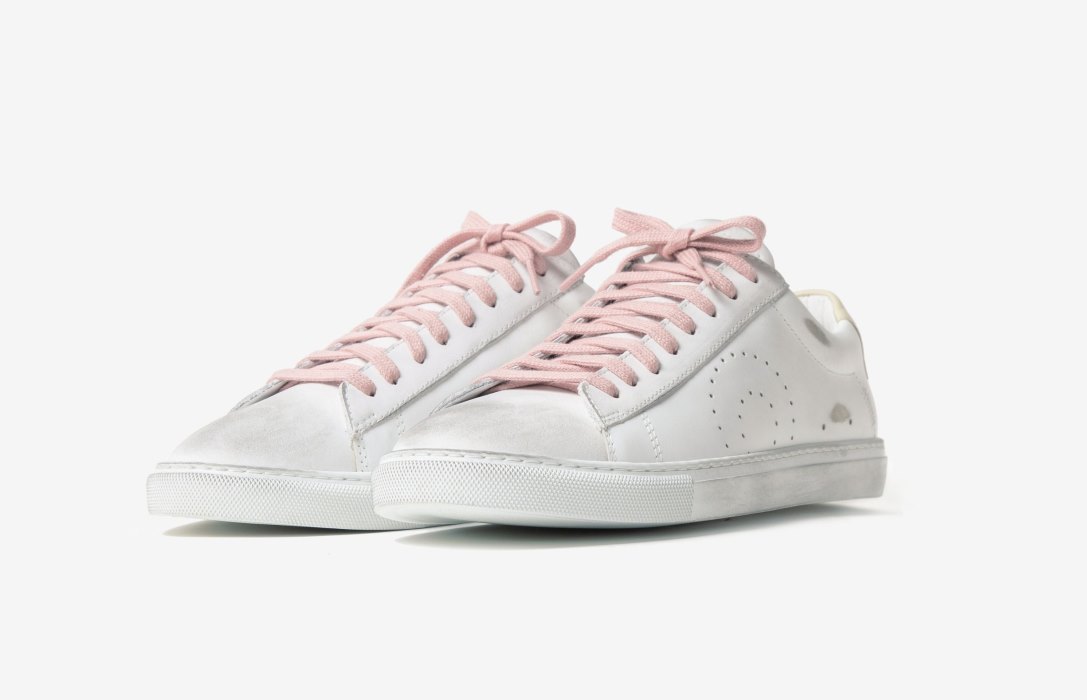 Oliver Cabell Low 1 Low Top Sneakers Damen Weiß Rosa | CH660-09