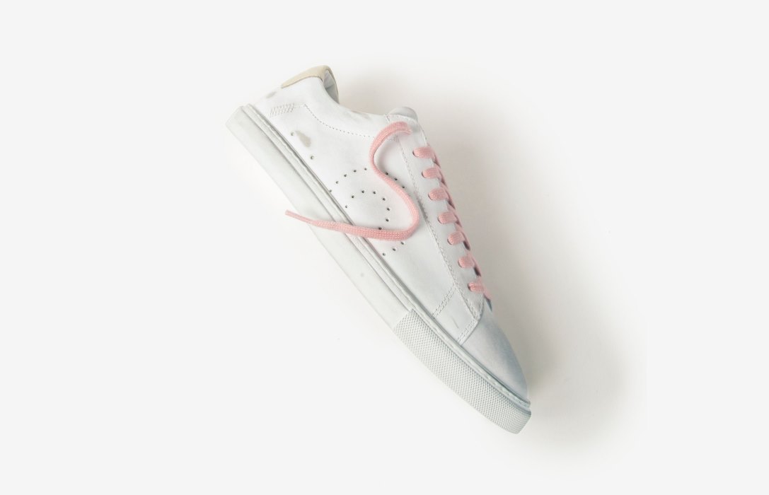 Oliver Cabell Low 1 Low Top Sneakers Damen Weiß Rosa | CH660-09