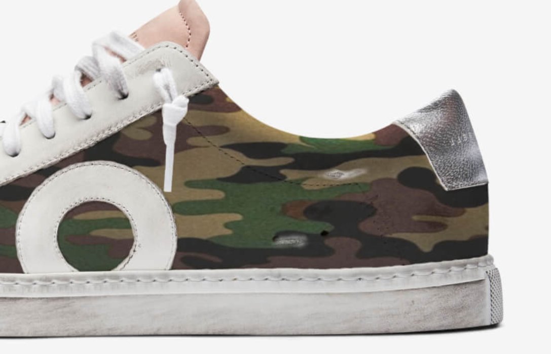 Oliver Cabell Low 1 Low Top Sneakers Damen Camouflage | CH830-01