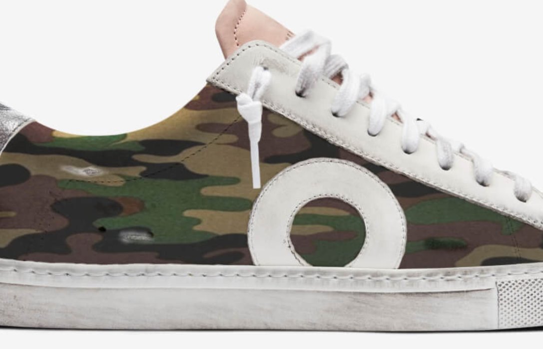 Oliver Cabell Low 1 Low Top Sneakers Damen Camouflage | CH830-01