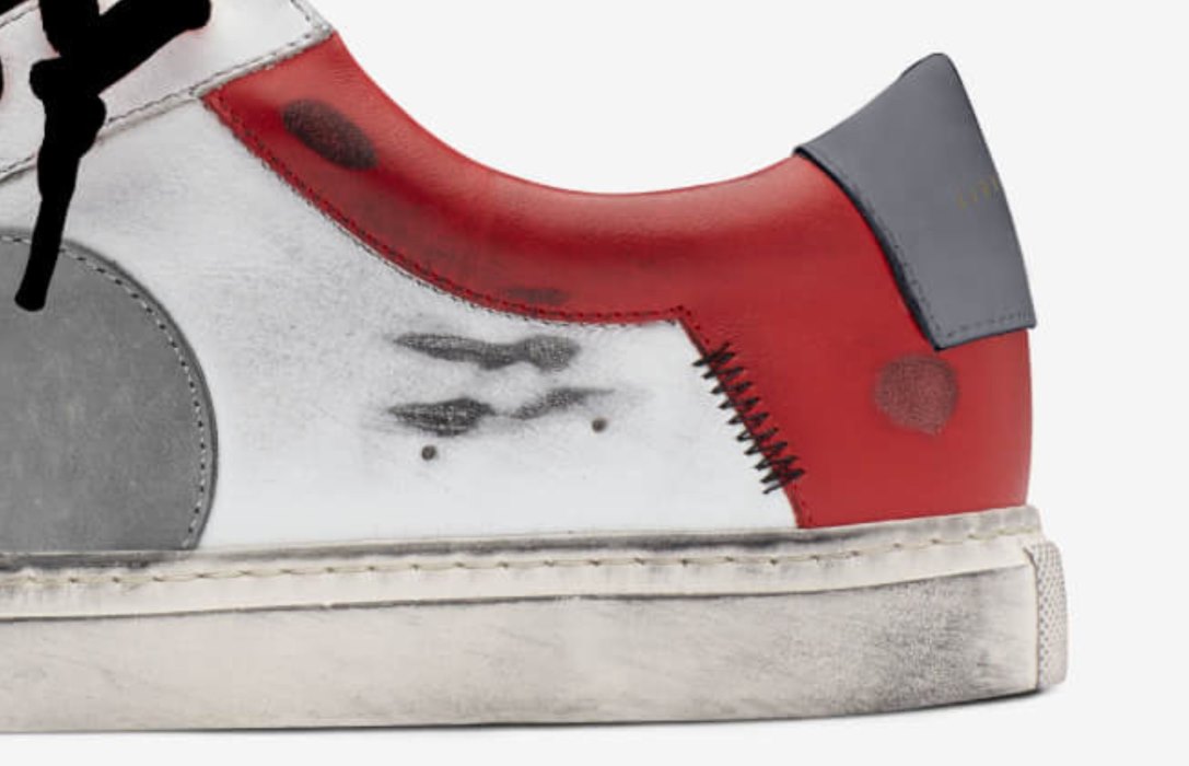 Oliver Cabell Low 1 Low Top Sneakers Herren Weiß Rot | CH111-73