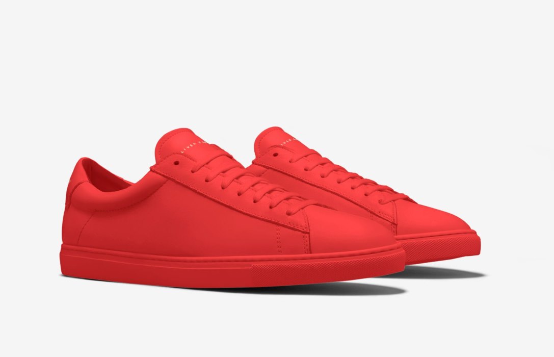 Oliver Cabell Low 1 Low Top Sneakers Herren Rot | CH268-98