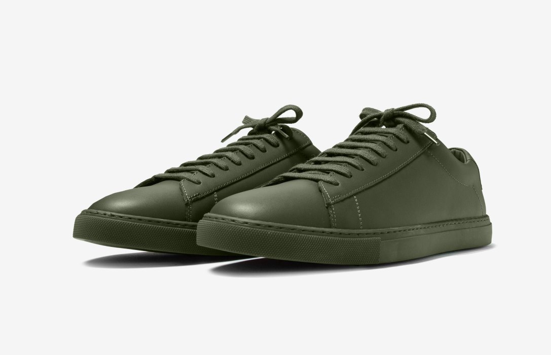 Oliver Cabell Low 1 Low Top Sneakers Herren Dunkelolivgrün | CH721-29