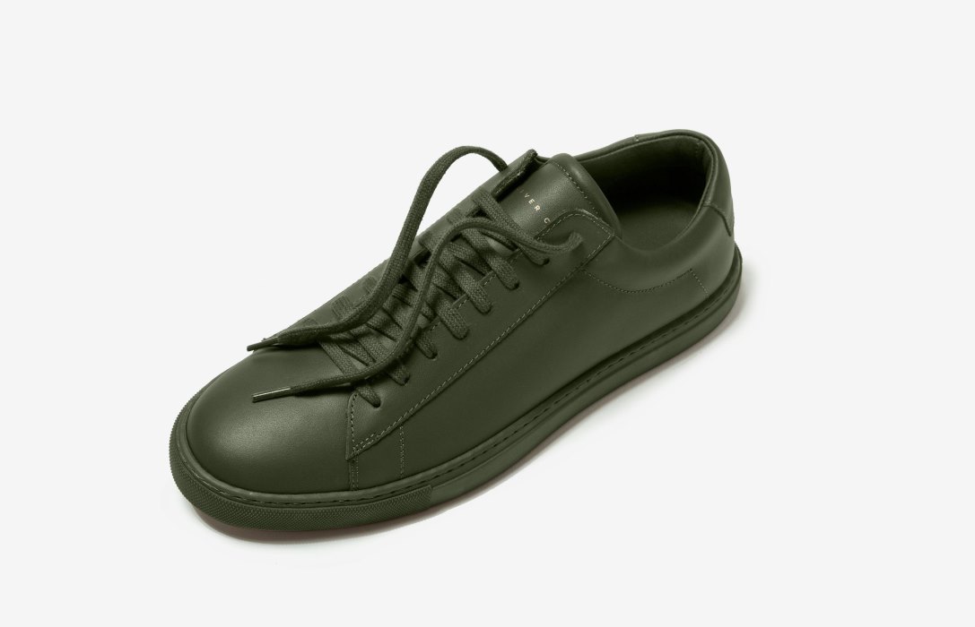 Oliver Cabell Low 1 Low Top Sneakers Herren Dunkelolivgrün | CH721-29