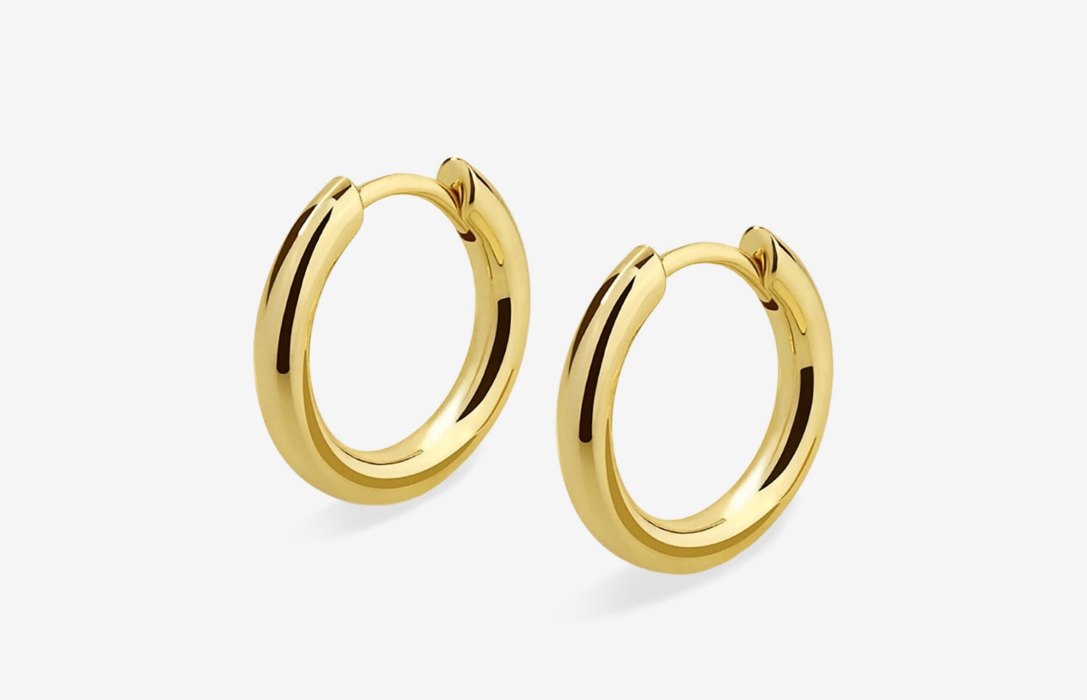 Oliver Cabell Medium Hoops Damen Gold | CH890-58