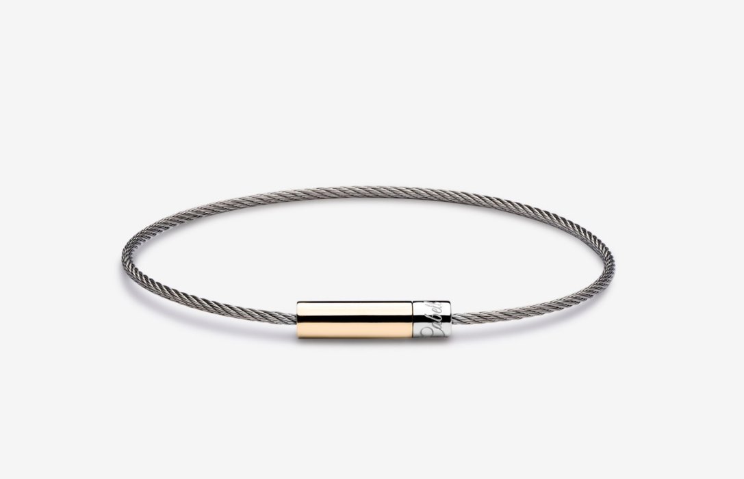 Oliver Cabell Michael Cable Armband Herren Silber Gold | CH563-77