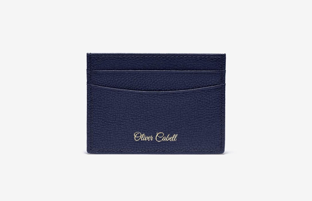 Oliver Cabell OC Leder Card Holder Accessoires Damen Navy | CH247-04