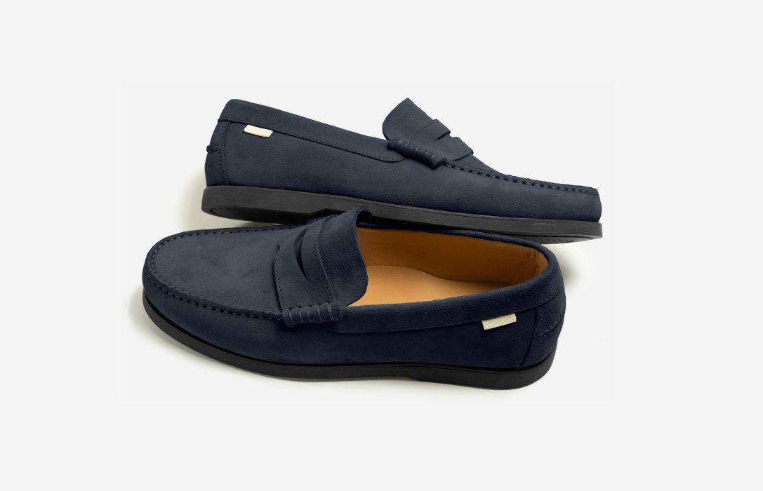 Oliver Cabell Penny Loafer Loafers Herren Navy | CH800-45