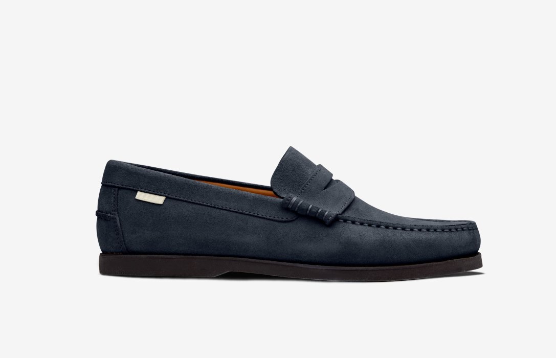 Oliver Cabell Penny Loafer Loafers Herren Navy | CH800-45