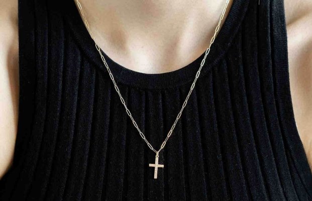 Oliver Cabell Cross Ketten Damen Gold | CH247-00